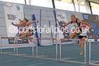 Women's 60 metres hurdles, NECAA Championships and Open Indoor Pentathlon, Gateshead College Academy of Sport. Photo: David T. Hewitson/Sports for All Pics
